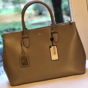 Ralph Lauren gray handbag